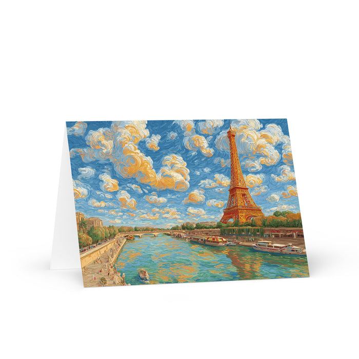 Eiffel Tower Greetings Card